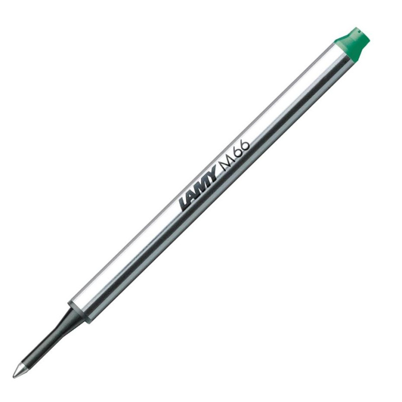 RECHARGE (M66) VERTE LAMY POUR STYLO ROLLER LAMY (sans capuchon)